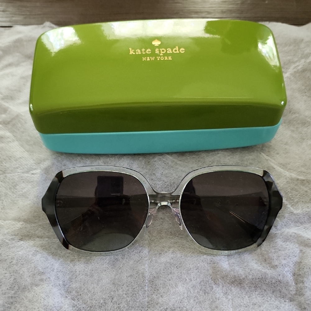 Kate Spade Black Designer Sunglasses with UV Protection